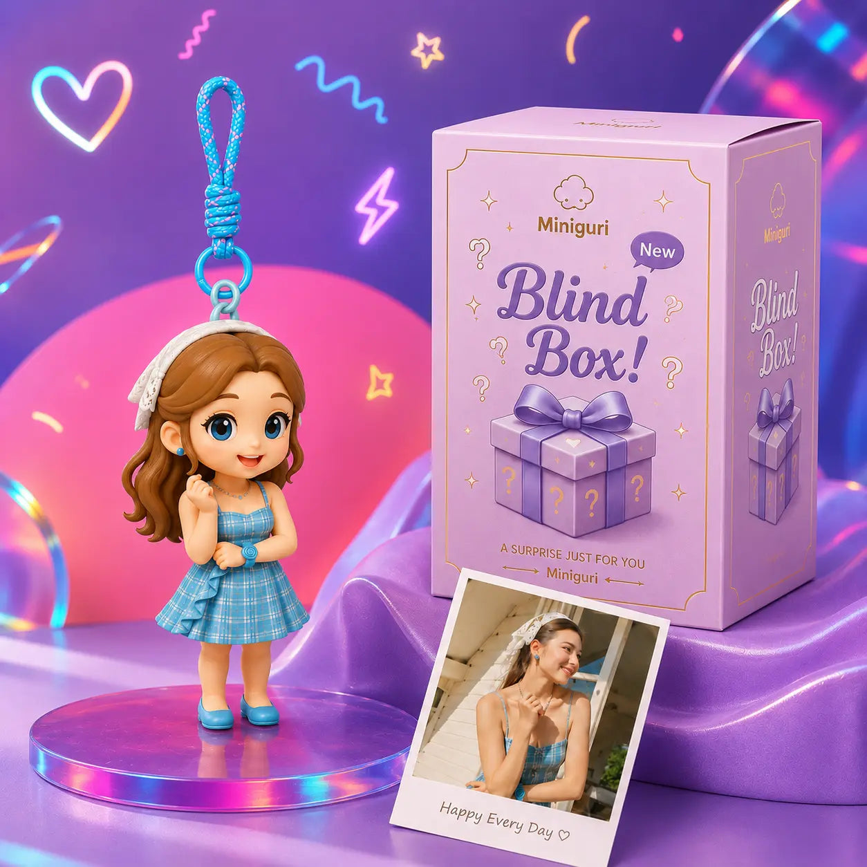 Personalized 3D Figure Keychains
